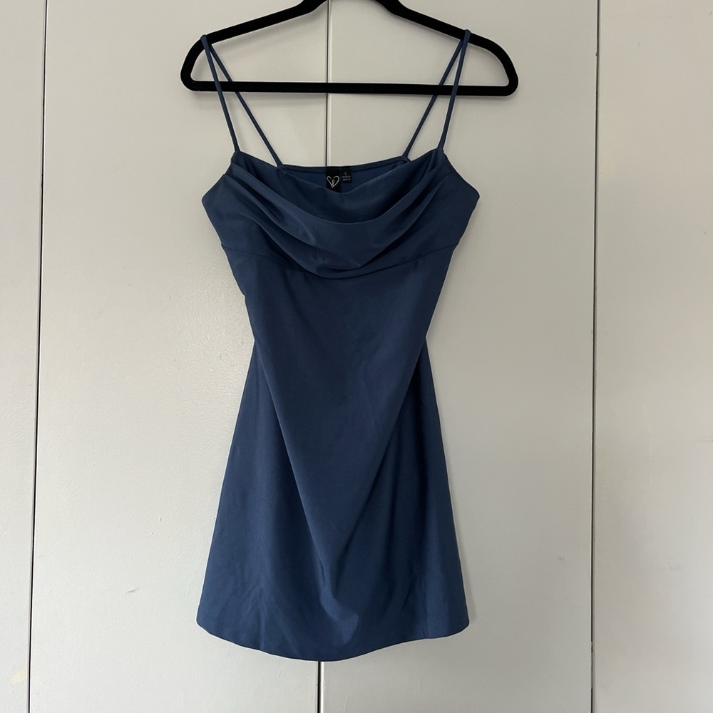 Sleek Sophistication A-Line Pleated Mini Dress